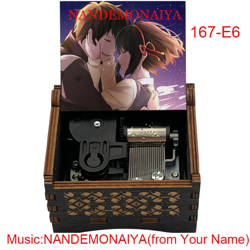 Anime Your Name Kimi no na wa Nandemonaiya Music Box Movie Song Theme Mechanical Cute Birthday Gift Fans Souvenir