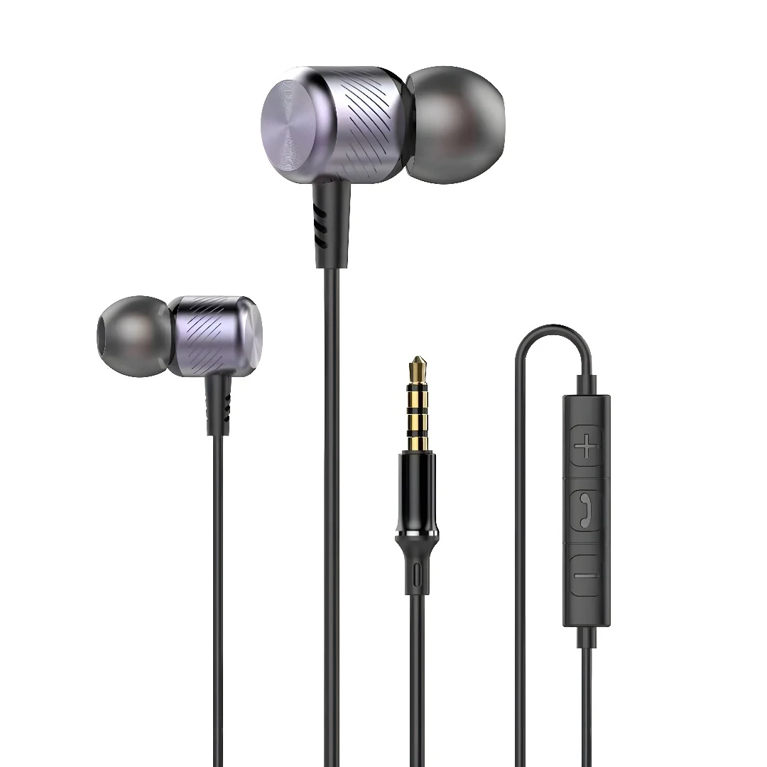EARDECO Bass Wired Headphones with Metal Stereo Sound