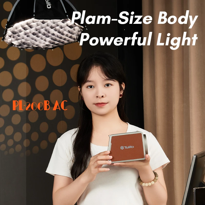 Tolifo built-in battery portable fill light 100w constant light outdoor fill light photography light beauty professional live st 4