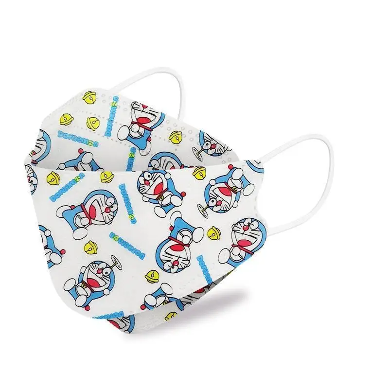 Disney Disposable Child Mask Spiderman Stitch Cartoon Face Shield Mask Cute 4 Layer Fashion Mascarilla Girls Boys Mouth Mask 5