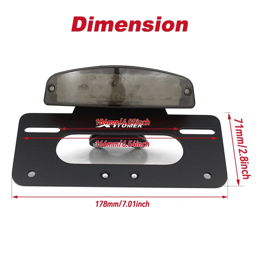 Motorcycle Rear Tail Tidy Fender Eliminator Kit License Plate Holder Bracket Fit For KTM 790 Duke-890 Duke R motorcycle license plate holder license plate holder