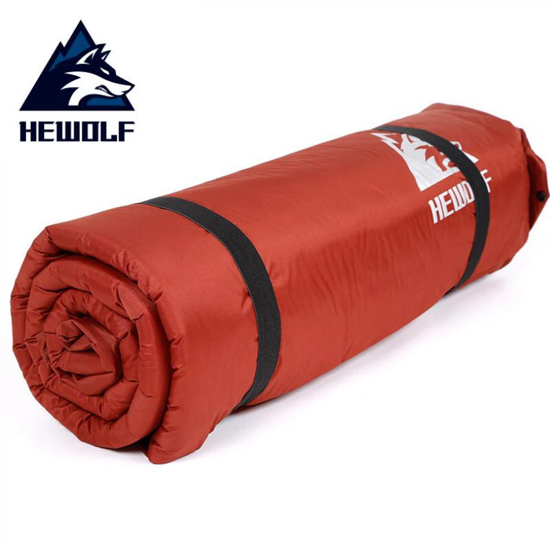 Hewolf Thick 5cm Automatic Self-Inflatable Mattress Cushion Pad Tent Camping Mats Double Comfortable Bed Heating Lunch Rest Tour images - 6