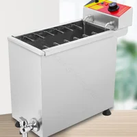 Cheese Hot Dog Sticks Fryer Commercial Large Capacity Electric Deep Korean Corn Dog Fryer Machine 220V/110V 2