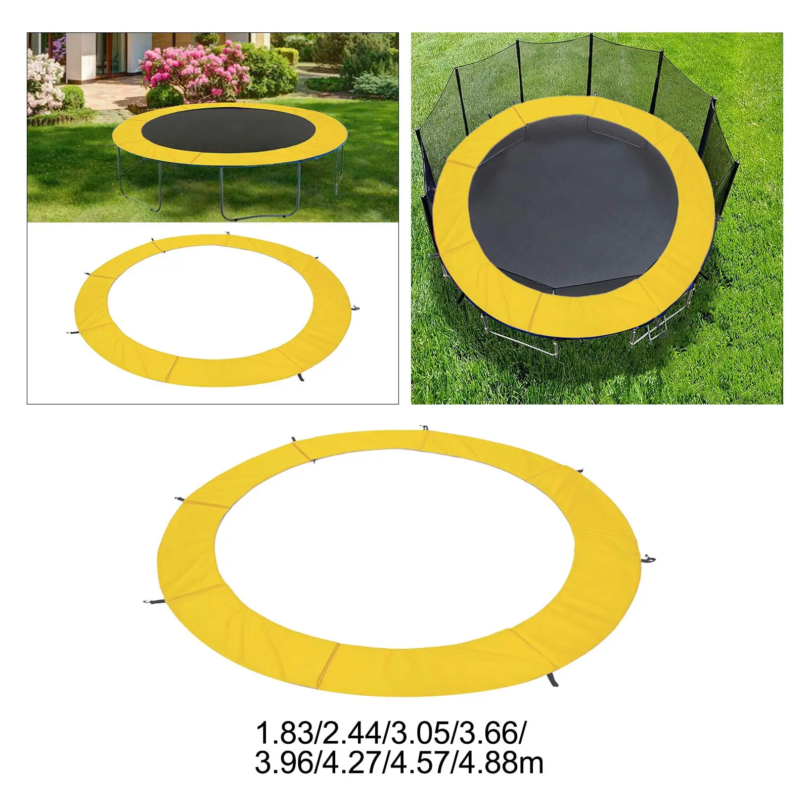 Trampoline Pad Cover Jumping Bed Cover Waterproof Tear Resistant Trampoline