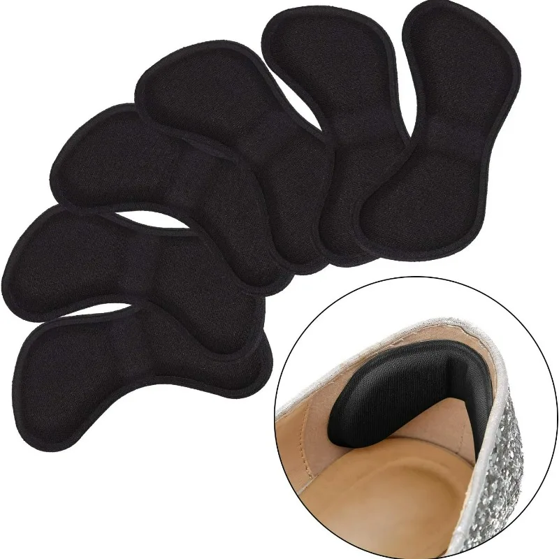 Elastic Sponge Heel Stickers High Heels Leather Shoes Anti Fall Patch Unisex Avoid Friction Heel Pads Pain Relief Shoe Inserts