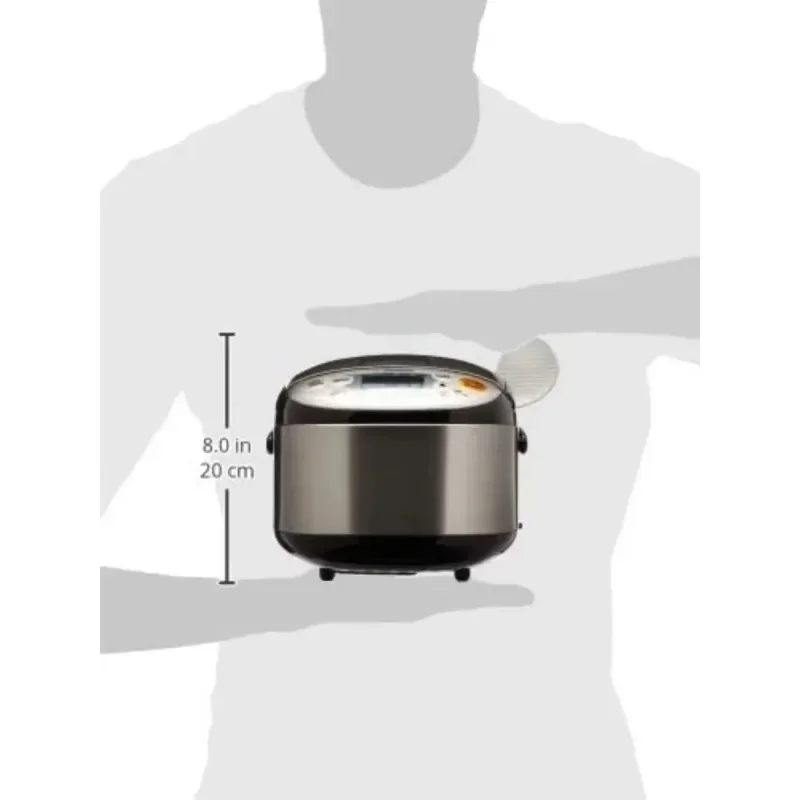 Zojirushi NS-LGC05XB Micom Rice Cooker & Warmer, 3-Cups (uncooked), Stainless Black 6