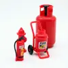 Plastic Dollhouse Mini Fire Extinguisher Acrylic Fire Hydrant Doll Accessories Doll House Decoration for 1/6 And 1/12 Dollhouse 1