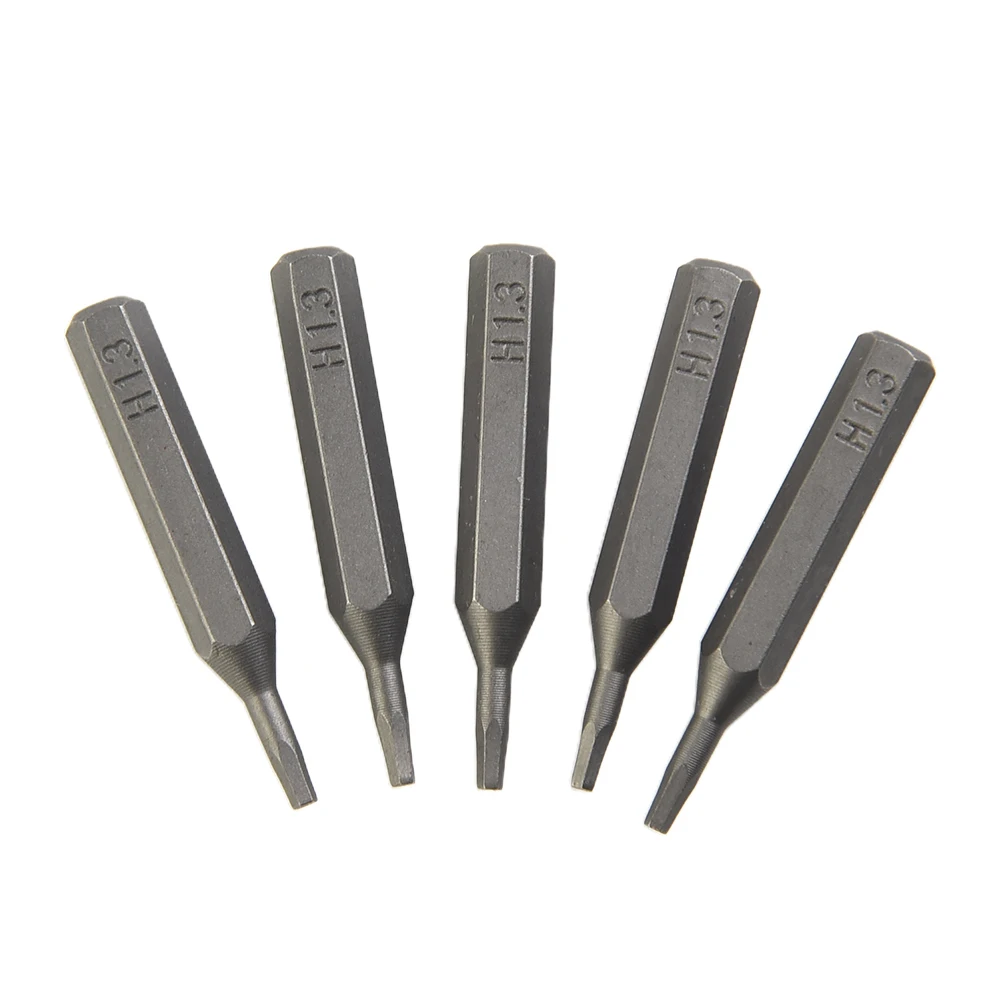 

H4×28mm Small Hex Screwdriver Bits H0.7 H0.9 H1.5 H3 H4 4mm Hex Shank Wearproof Power Tools For Electric Screwdriver Assembly