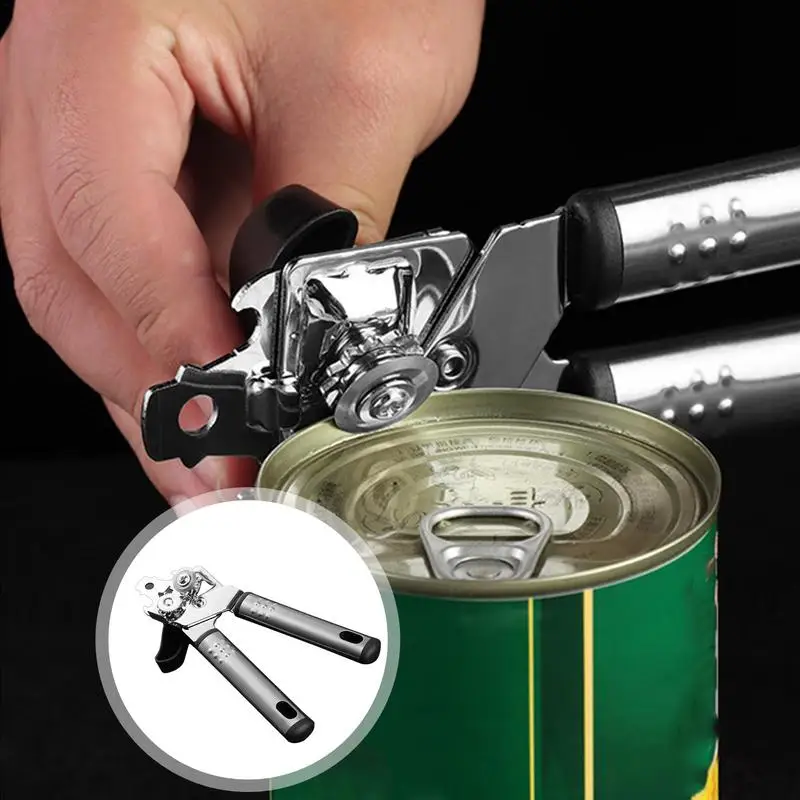 

Can Opener Kitchen Can Opener Stainless Steel Professional Gadget Manual Bottle Opener Easy Grip & Heavy Duty Can Opener