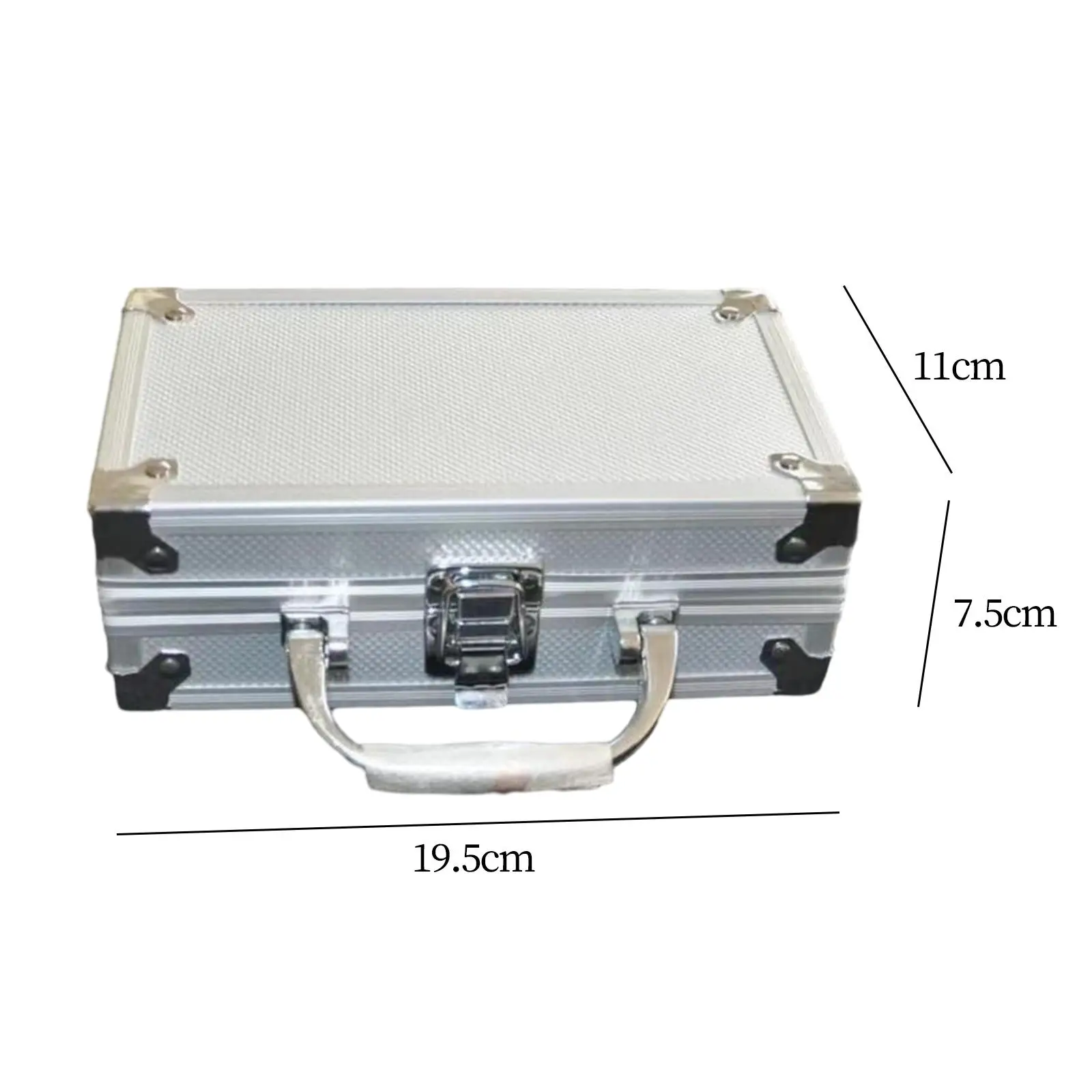 Chip Case Chip Organizer Holder Solid with Lock Practical Carrying Case Storage Container Collect Box for Players Women
