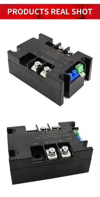 SSR-100WA-R2 Soft Starter 220V Single-Phase Motor Soft Starter Module ...
