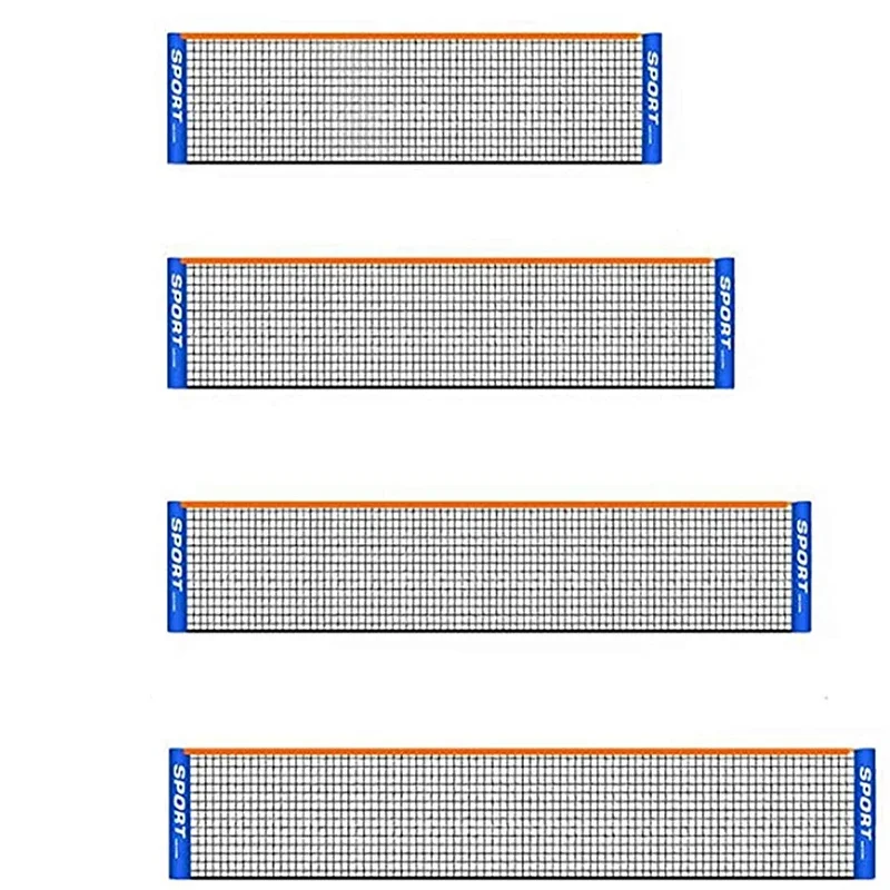 3.1/4.1/5.1/6.1m Badminton Net Volleyball Net Sport Training Standard Easy Setup Outdoor Tennis Mesh Exercise