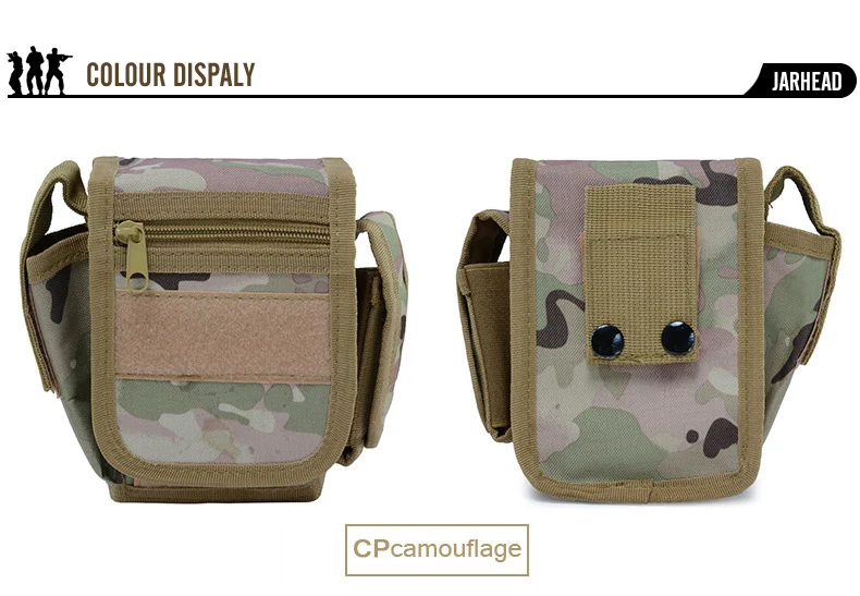 Männer Taktische Molle Tasche Gürtel Taille Pack Tasche Kleine Tasche Outdoor Taille Pack Lauf Tasche Reise Camping Tasche Jagd Tasche – Detail 16