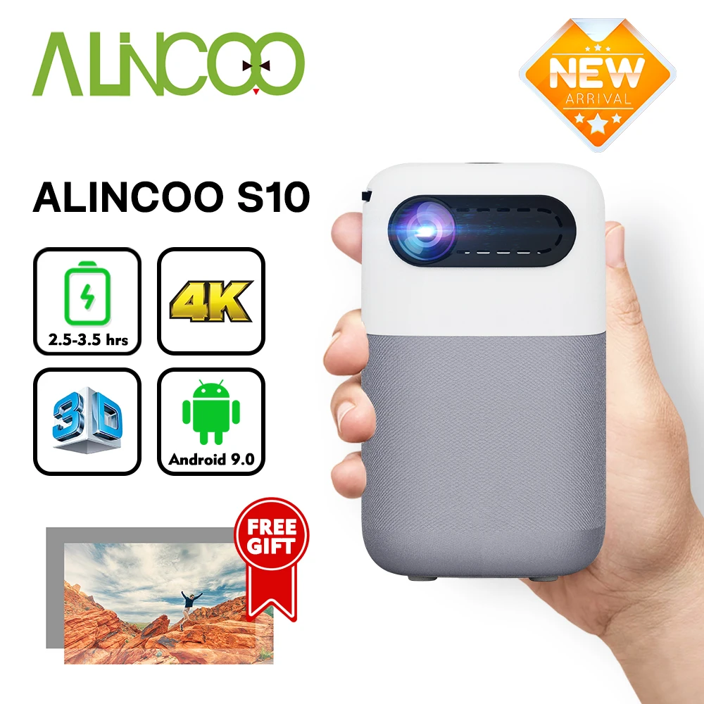Mini Projector Android Tv Home Projector Android 9 Wifi 3d 4k S10
