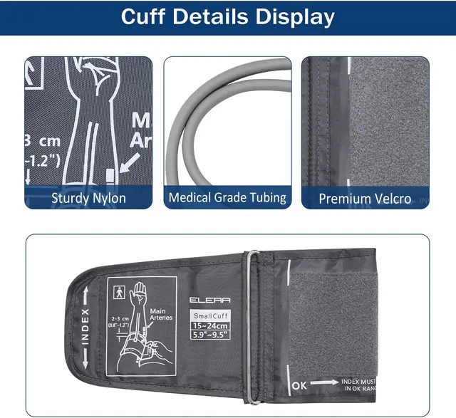 ELERA Extra Large Blood Pressure Cuff Replacement 9-20.5 (22-52) Big Arm