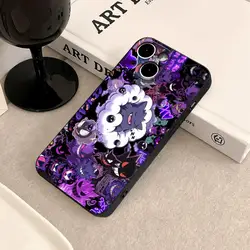 G - Gengar Shockproof HD Clear Back Phone Case - iPhone 15 Plus (Black2)