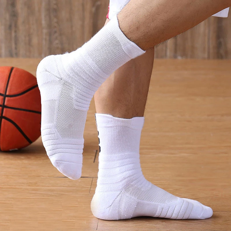 Anti-slip Football Socks Men Women Cotton Sock Short Long Tube Soccer Basketball Sport Socks Breathable Deodorous 39-45