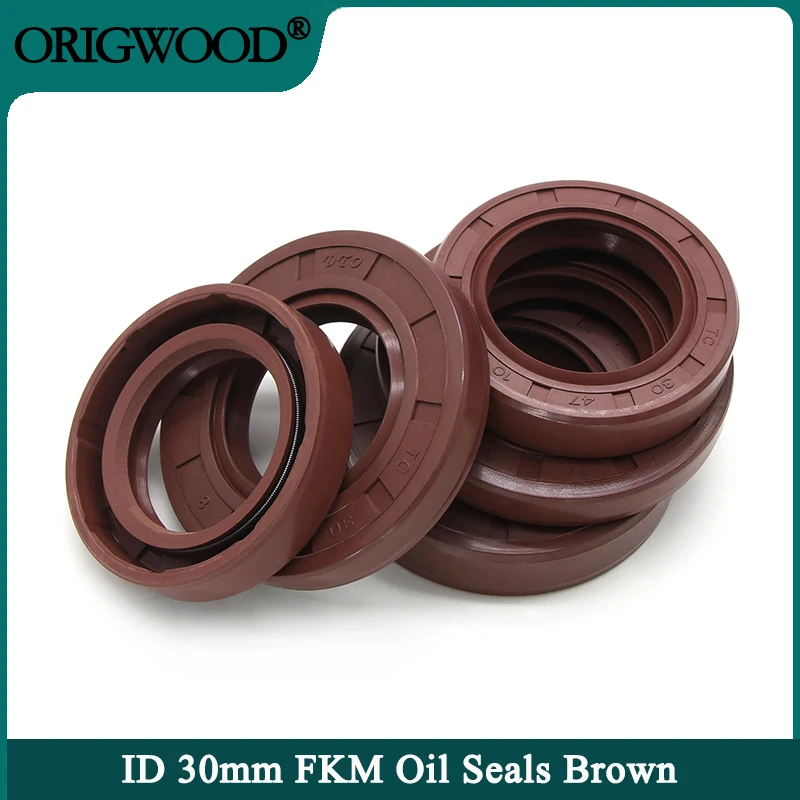 

FKM Oil Seal ID 30mm TC-30*40/42/45/48/50/52/55/58/60/62/65/72*7/8/10/12mm Fluorine Rubber Cover Double Lip Seals Rings Gasket