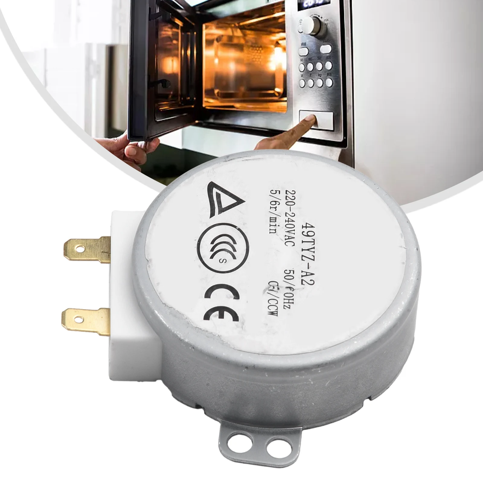 1pcs DC 36V Microwave Oven TYJ50-8A7 Tray Glass Synchronous Motor AC 220-240V Microwave Oven Motor Home Appliance Accessories