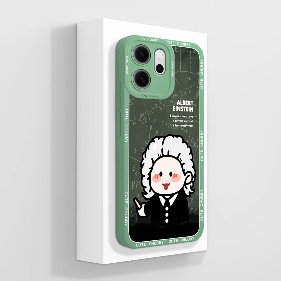 Lovely Astronaut Cartoon High-Quality Phone Case with Camera Protection and Soft Bumper