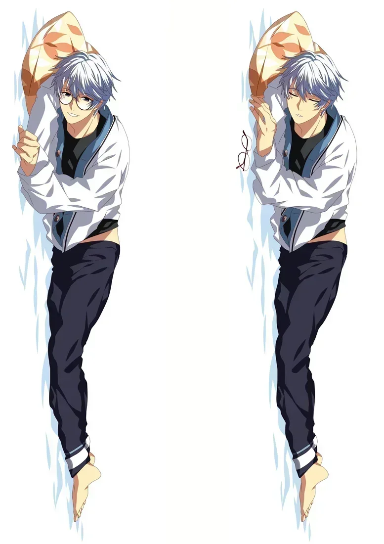 

Наволочка для подушки с 2-сторонним принтом и надписью Obey Me Dakimakura Waifu