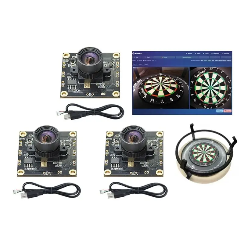 SB-3팩 OV9732 카메라 모듈, 100도 FOV, 720P 30Fps(오토다트 Io용), PCB 크기 32X32mm, 1M 케이블 포함