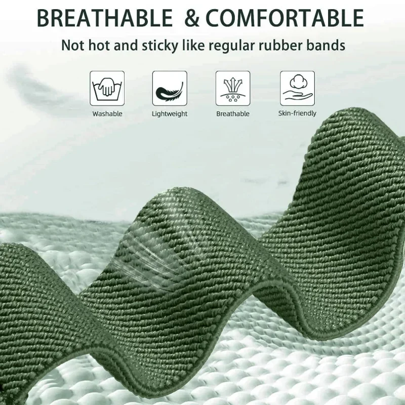 Pack of 3 Stretchy Nylon Elastic Adjustable Bands