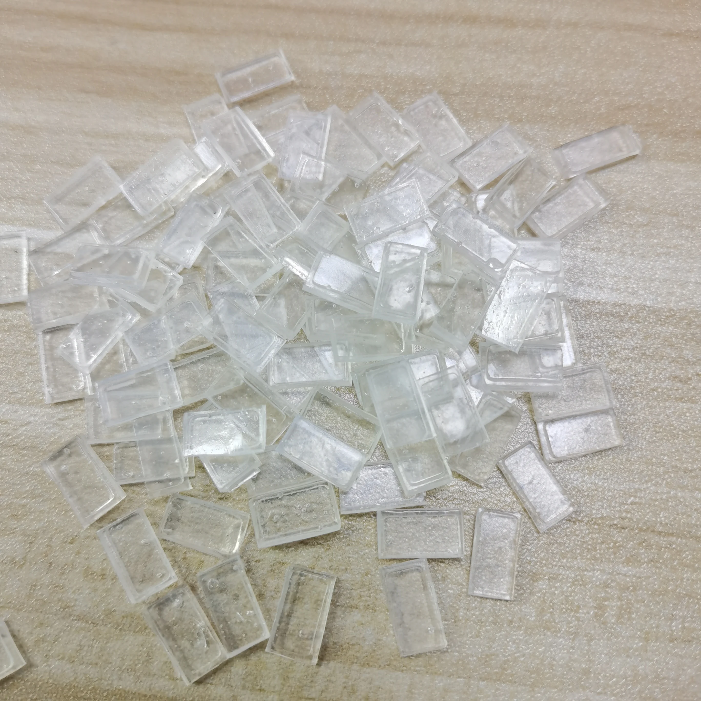 Flat Rebonded Keratin GLue100pcs Hair Extensions Keratin Bonding Glue Granule Fusion Nail Tip Rebonds Clear transparent Color