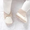 Winter Baby First Walker Handmade Knit Newborn Netural Lightweight Anti-Slip Floor Prewalker for Child Boys Girls Cute Soft Sole 6