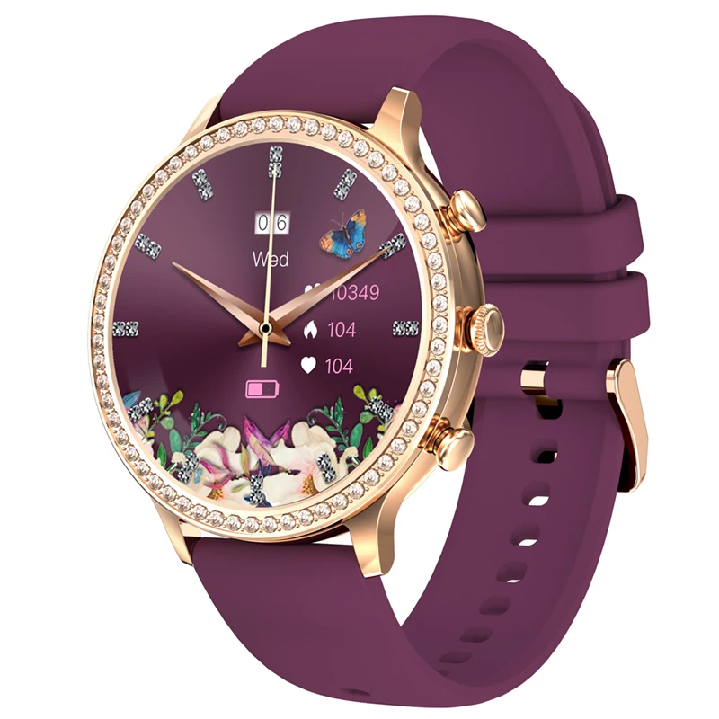 LIGE 스마트 워치 여성 시계 팔찌 음성 어시스턴트 사용자 정의 다이얼 블루투스 전화 방수 여성 시계 