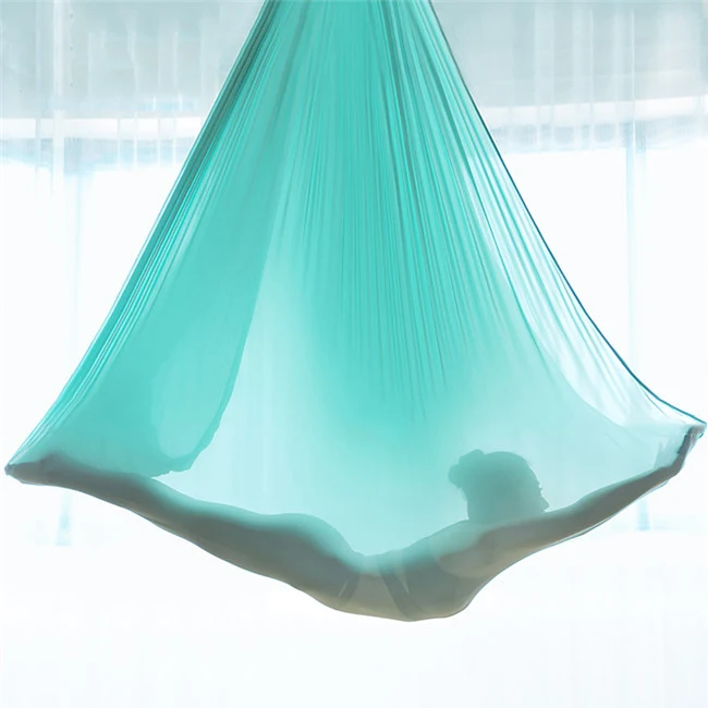 

High Quality Silk Fabric Fitness Aerial Yoga Swing Sling Trapeze Inversion Equipment Anti-Gravity Hammock Yoga