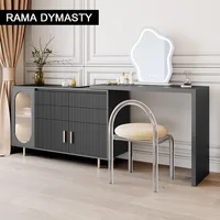 Commode moderne pour chambre à coucher, simple, coin moderne, petite table en span intégrée, lumière domestique de luxe 2