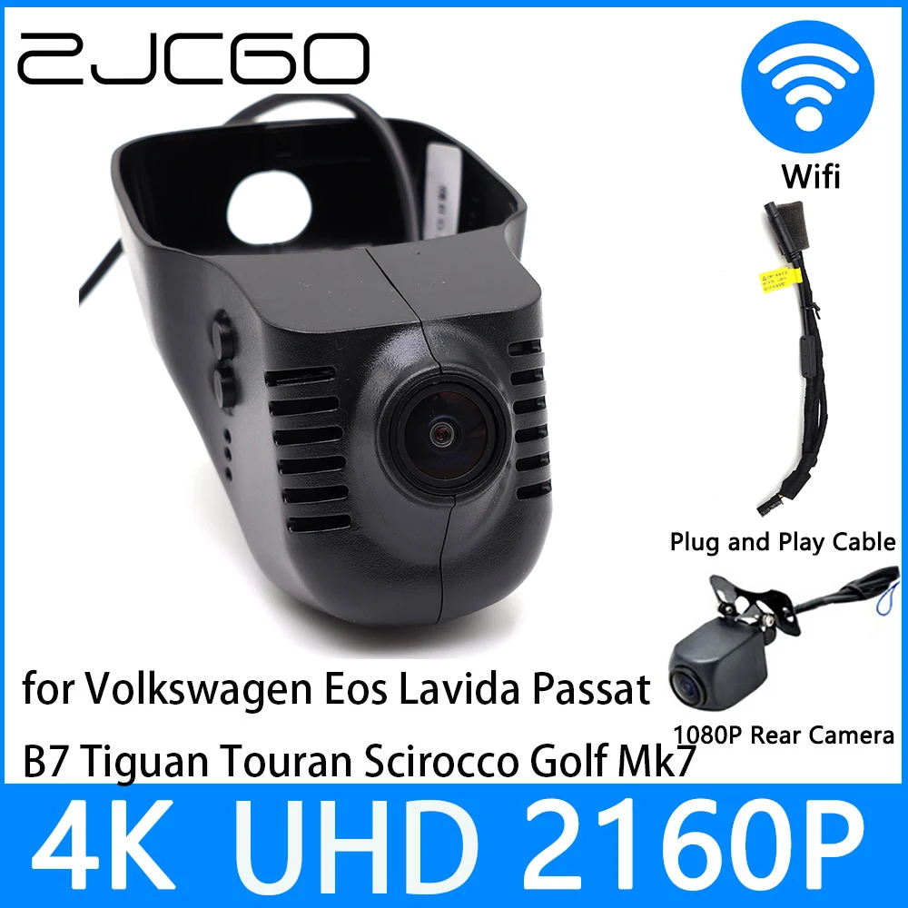 Plug and Play Car DVR 4K 2160P Dash Cam Camera UHD Night Vision No