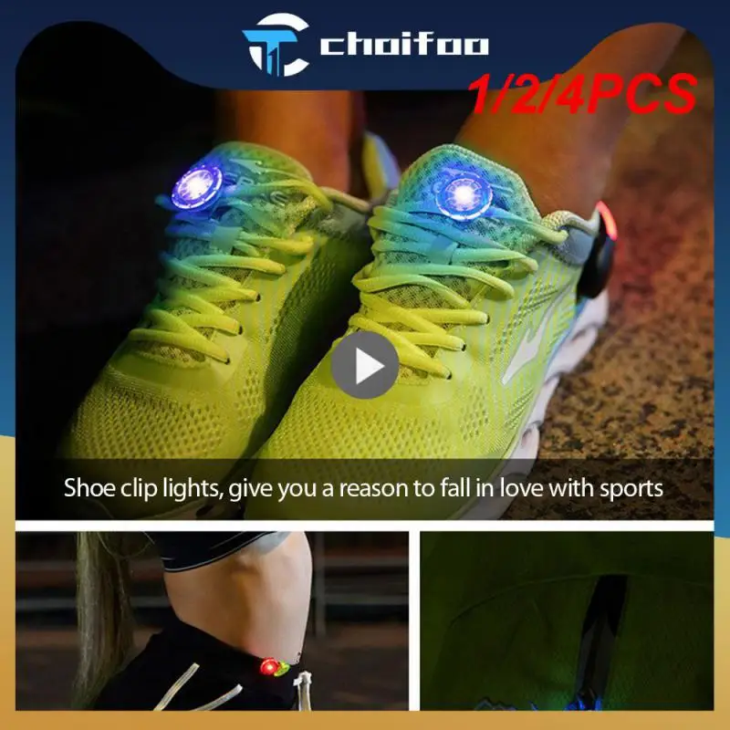 1/2/4PCS Luminous Safety Warning Light Bright Led Led Bright Warning Multifunctional Running Light Running Night Mini Sports