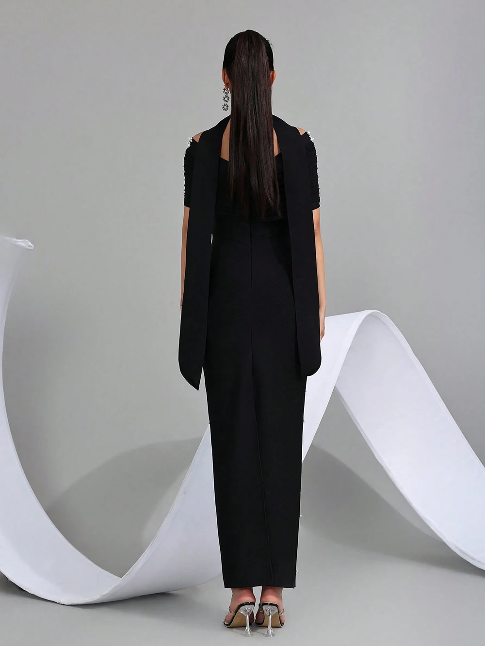 Pearl embellishment close-up