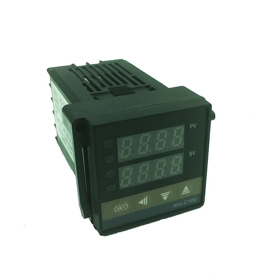 REX-C100 digital temperature controller thermostat relay output + K type thermocouple sensor 48 x 48