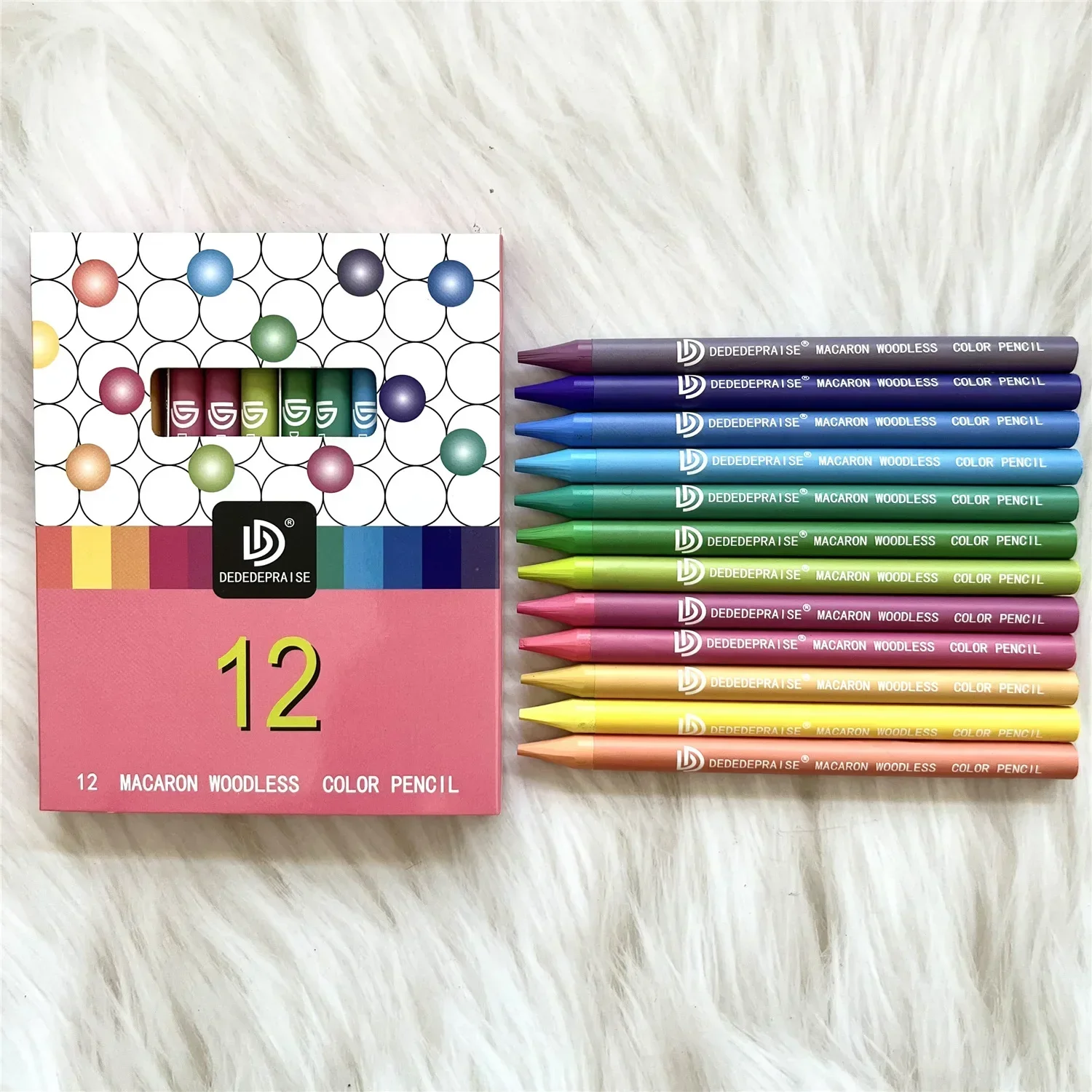 Color Pencils Woodless Watercolor Pencils 12 Drawing Pencils Set For Adults Students Artists