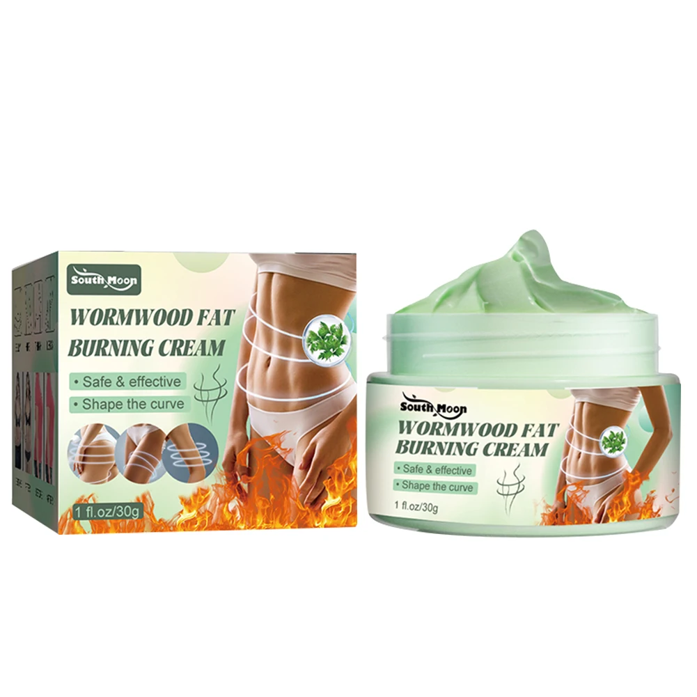 30g Shaping Cellulite Burning Cream Effective Wormwood Slimming Fat Burning Cream Natural Ingredients for Abdominal Leg Waist