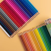 Pretty Barrel 24 Color Pencils Crayons Set for Kids Kawaii Stationery Drawing Colored Pencils for Children Painting Art Supplies 2