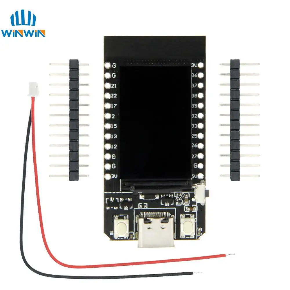 T-Display 와이파이 및 블루투스 호환 모듈 개발 보드, 4MB 1.14 인치 ..
