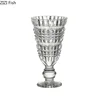 Goblet Shaped Transparent Glass Vase Desk Decoration Flower Arrangement Hydroponics Flower Pot Floral Vases Room Aesthetic Decor 6