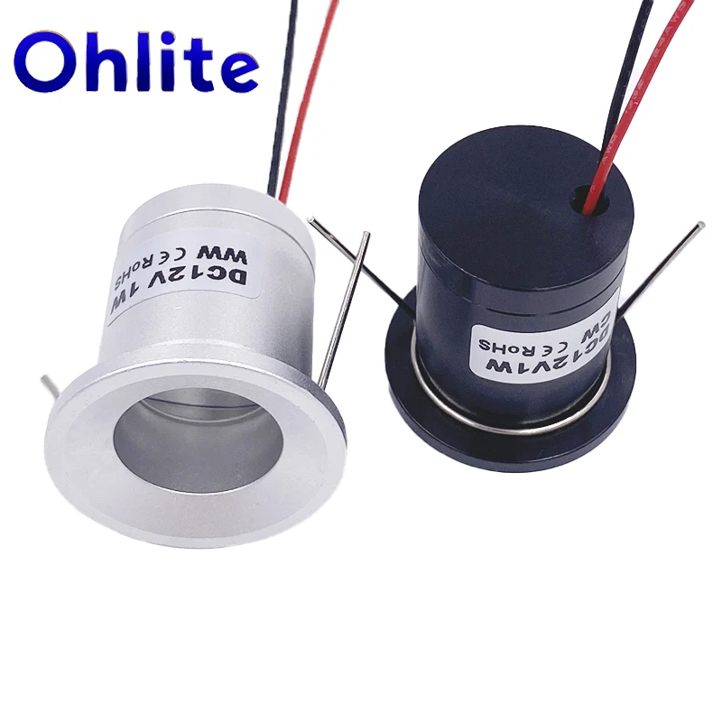 Ip65 1W 12V Mini Led Spotlight Dimbe Outdoor Spotlight Display Cabinet Trap Sauna Wall Corner Light Embedded D27Mm 3000K 4000K