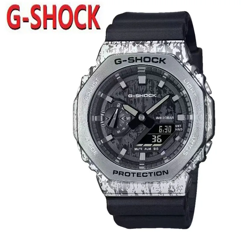 

Мужские камуфляжные часы G-SHOCK, водонепроницаемые кварцевые часы, роскошные Брендовые спортивные часы, масляные пятна, новые, классические часы