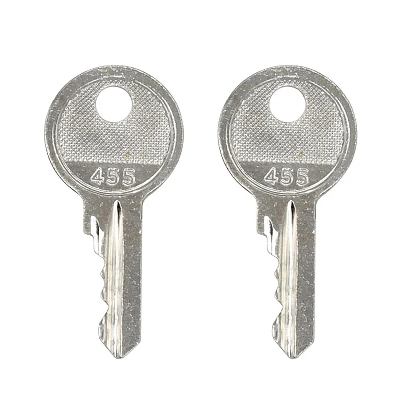 2Pcs Ignition Keys 455 Compatible with Genie Scissor Lift Compatible with JLG Boom Lifts Skyjack Lifts