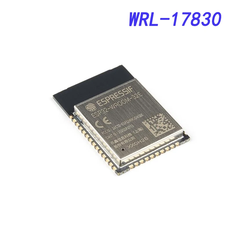 

WRL-17830 ESP32 WROOM MCU Module - 16MB (PCB Antenna)