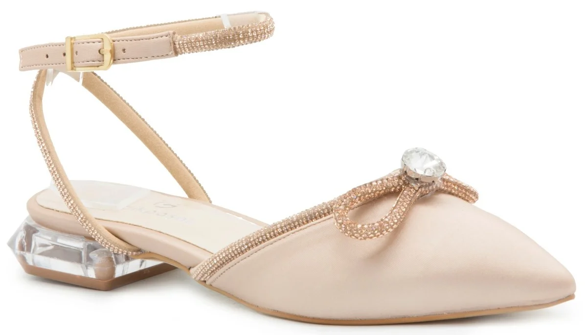 

Gedikpasalı Shp 670 Beige 2022 Summer Ladies Shoes Ballerina Flat Transparent Heel Wrist Tied Party Stone Accessories Pointed toe Elegant evening dress