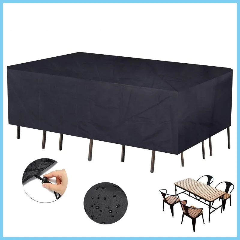Outdoor Garden Terrace Furniture Sets Cover Waterproof Garden Long