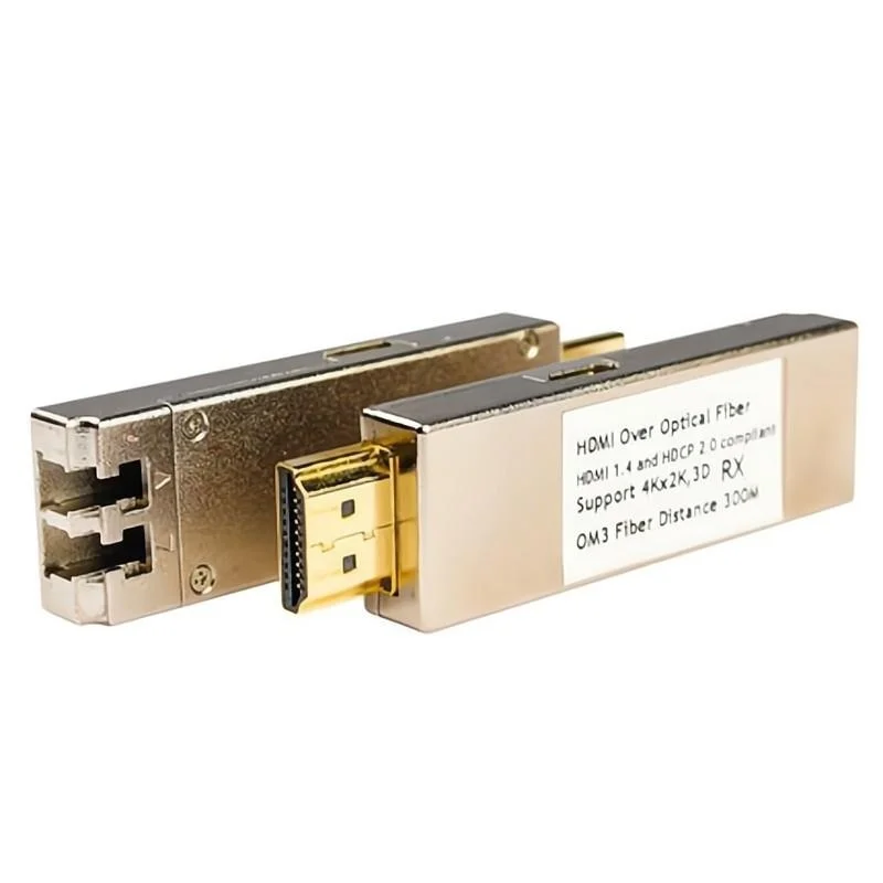 

4k HDM Optical Fiber Extender 2-core Multi-mode Dual Core Lc High-definition Audio And Video Optical Transceiver