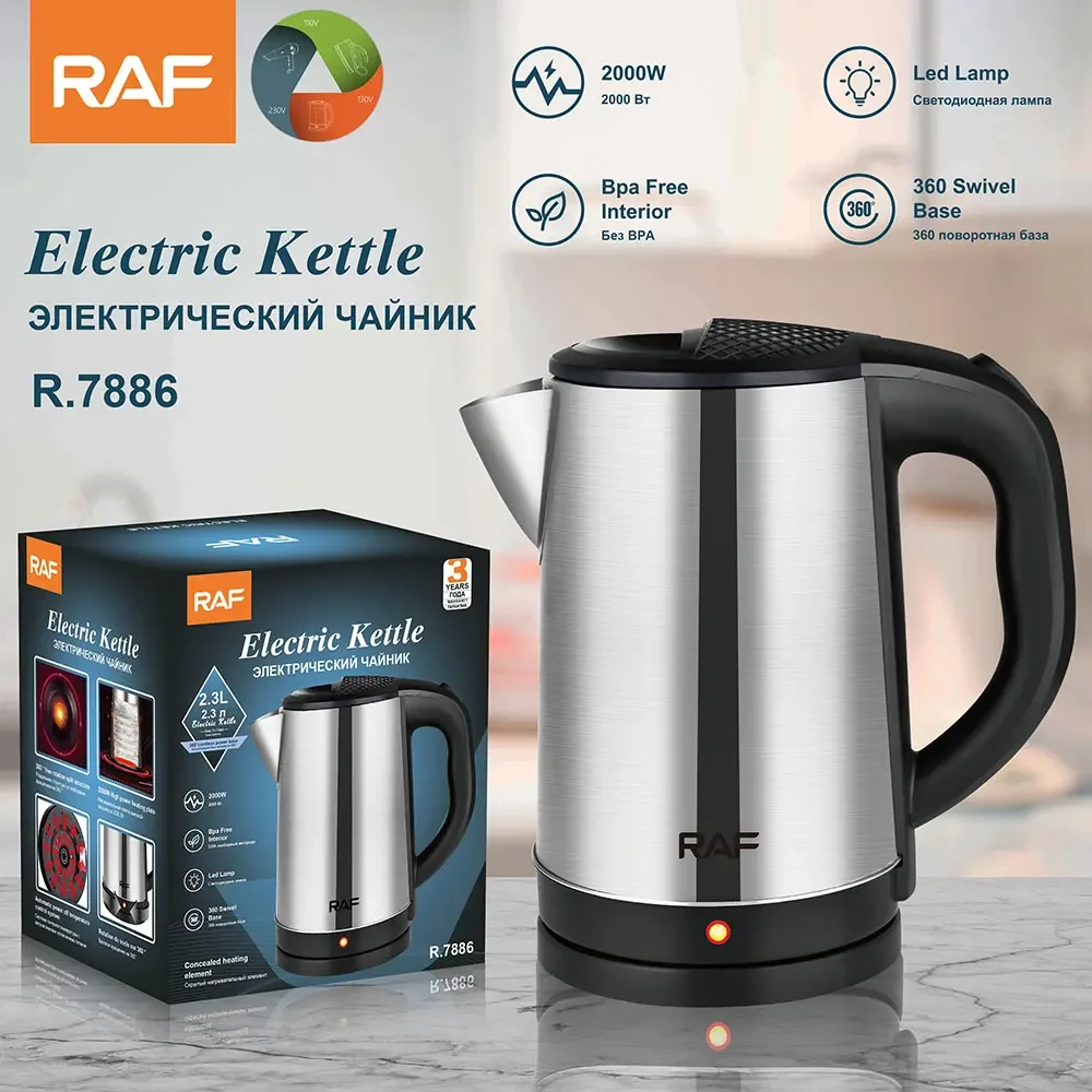 Bollitore elettrico da viaggio tè caffè 2 litri Mini bollitore portatile senza  fili in acciaio inossidabile 2000W teiera a bollitura rapida - AliExpress