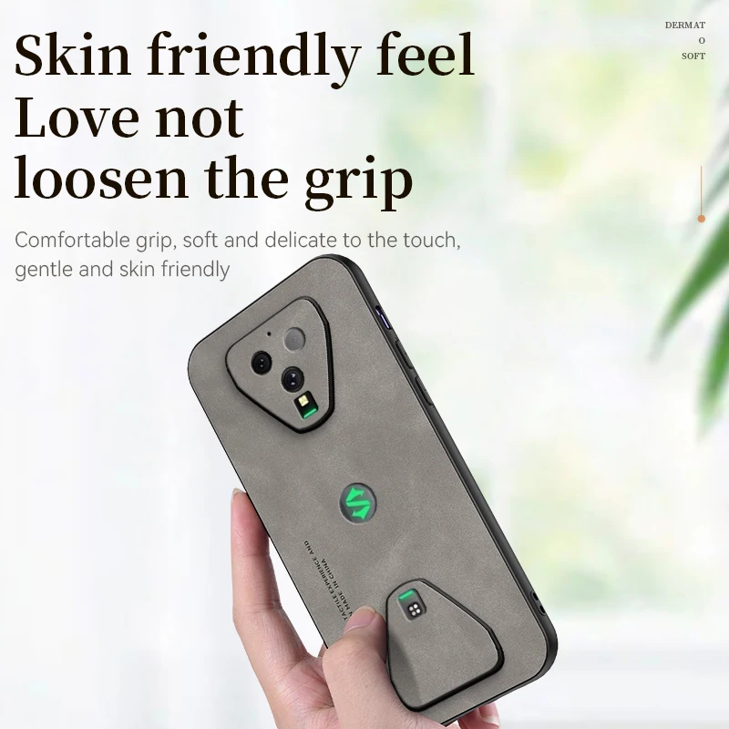 Leather Case for Xiaomi Black Shark Pro 3S Luxury Frosted Soft